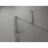 Mexen Lunar-B Duschkabine mit Schwingtür links 80 x 70 cm, transparent, Chrom - 832-080-070-01-00-L