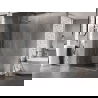 Mexen Lunar-B scharnierende douchecabine links 95 x 80 cm, transparant, chroom - 832-095-080-01-00-L