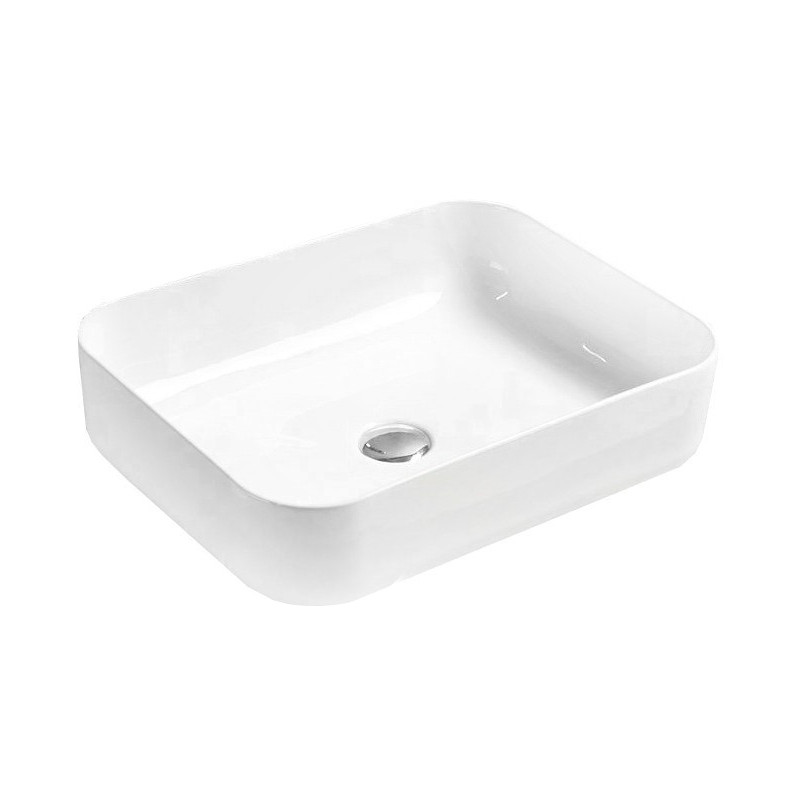 Mexen Carla lavabo de encimera 50 x 39 cm, blanco - 21555000