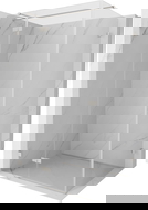 Mexen Lunar T cabine de douche battante gauche 120 x 80 cm, transparent, nickel brossé - 834T-120-080-97-00-L