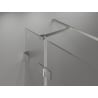 Mexen Lunar T cabine de douche pivotante gauche 120 x 90 cm, transparent, nickel brossé - 834T-120-090-97-00-L