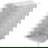 Mexen Lunar T Duschkabine Schwenktür links 140 x 100 cm, transparent, gebürsteter Nickel - 834T-140-100-97-00-L