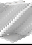 Mexen Lunar T draaibare douchecabine links 130 x 120 cm, transparant, geborsteld nikkel - 834T-130-120-97-00-L