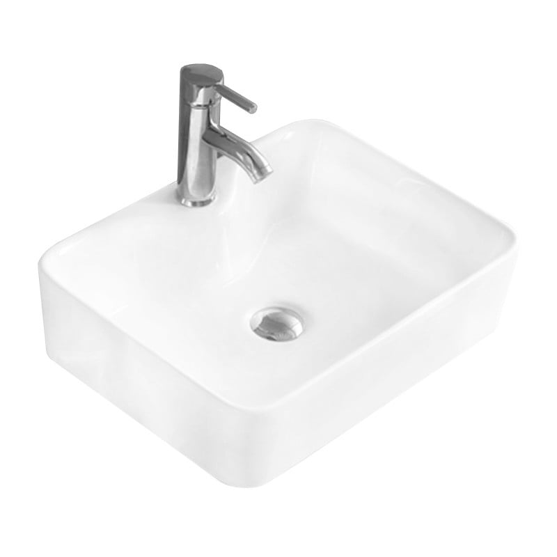 Mexen Eva lavabo sobre encimera 48 x 37 cm, blanco - 21424900