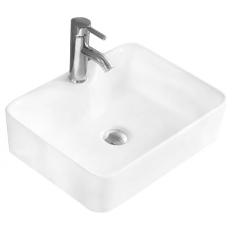 Mexen Eva lavabo sobre encimera 48 x 37 cm, blanco - 21424900