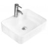 Mexen Eva lavabo sobre encimera 48 x 37 cm, blanco - 21424900