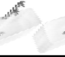 Mexen Eva lavabo sobre encimera 48 x 37 cm, blanco - 21424900