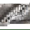 Mexen Lunar T Duschkabine schwenkbar rechts 110 x 110 cm, transparent, Chrom - 834T-110-110-01-00-P