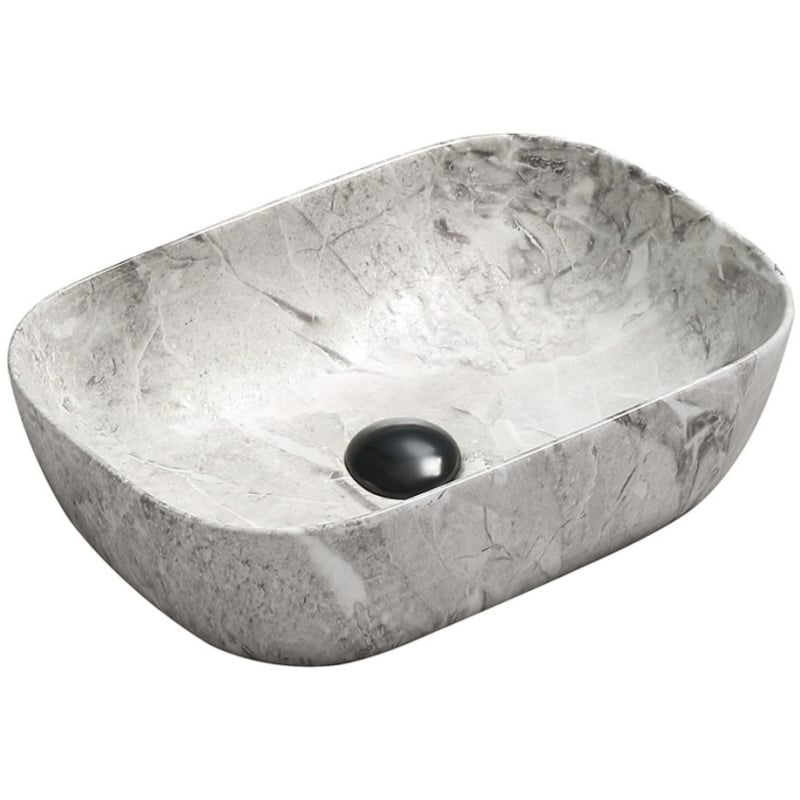 Mexen Rita umivaonik iznad pulta 45 x 32 cm, sivi kamen - 21084598