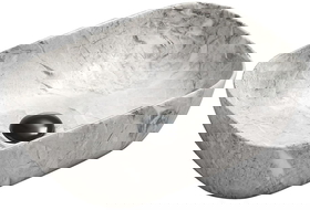 Mexen Rita tasolle asennettava pesuallas 45 x 32 cm, harmaa kivi - 21084598