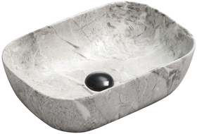 Mexen Rita umivaonik iznad pulta 45 x 32 cm, sivi kamen - 21084598