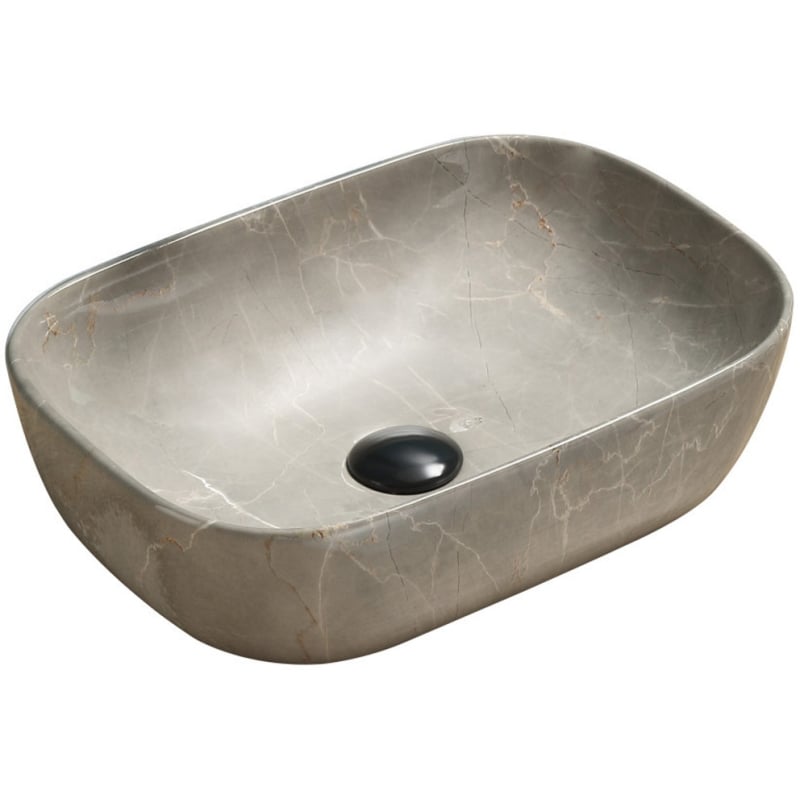 Mexen Rita countertop sink 45 x 32 cm, beige stone - 21084597
