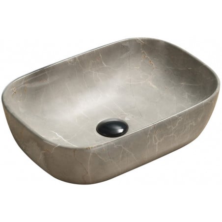 Mexen Rita Aufsatzwaschbecken 45 x 32 cm, beige Stein - 21084597