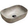 Mexen Rita countertop sink 45 x 32 cm, beige stone - 21084597