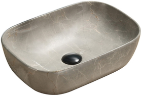 Mexen Rita countertop sink 45 x 32 cm, beige stone - 21084597