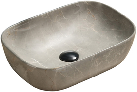 Mexen Rita Opbau-Lavabo 45 x 32 cm, beige Steen - 21084597