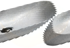 Mexen Rita lavabo sobre encimera 45 x 32 cm, piedra gris - 21084596