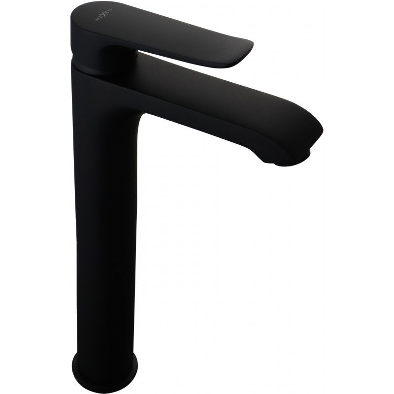 Mexen Pecos grifo de lavabo alto, negro - 72710-70