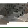Mexen Omega schuifdouchecabine 100 x 100 cm, transparant, zwart + Flat douchebak, wit - 825-100-100-70-00-4010B