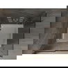 Mexen Omega Schiebeduschkabine 100 x 100 cm, Graphit, Chrom + Flat Duschwanne, weiß - 825-100-100-01-40-4010