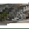 Mexen Omega Schiebeduschkabine 100 x 100 cm, Graphit, Chrom + Flat Duschwanne, weiß - 825-100-100-01-40-4010