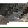 Mexen Omega Schiebeduschkabine 100 x 100 cm, Graphit, Chrom + Flat Duschwanne, weiß - 825-100-100-01-40-4010