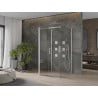 Mexen Omega-3S 3-sided sliding shower cabin 100 x 100 cm, transparent, chrome - 825-100-100-01-00-3S