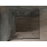 Mexen Omega klizni tuš kabinet 100 x 100 cm, grafit, krom - 825-100-100-01-40