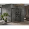 Mexen Omega Schiebeduschkabine 100 x 100 cm, transparent, schwarz - 825-100-100-70-00