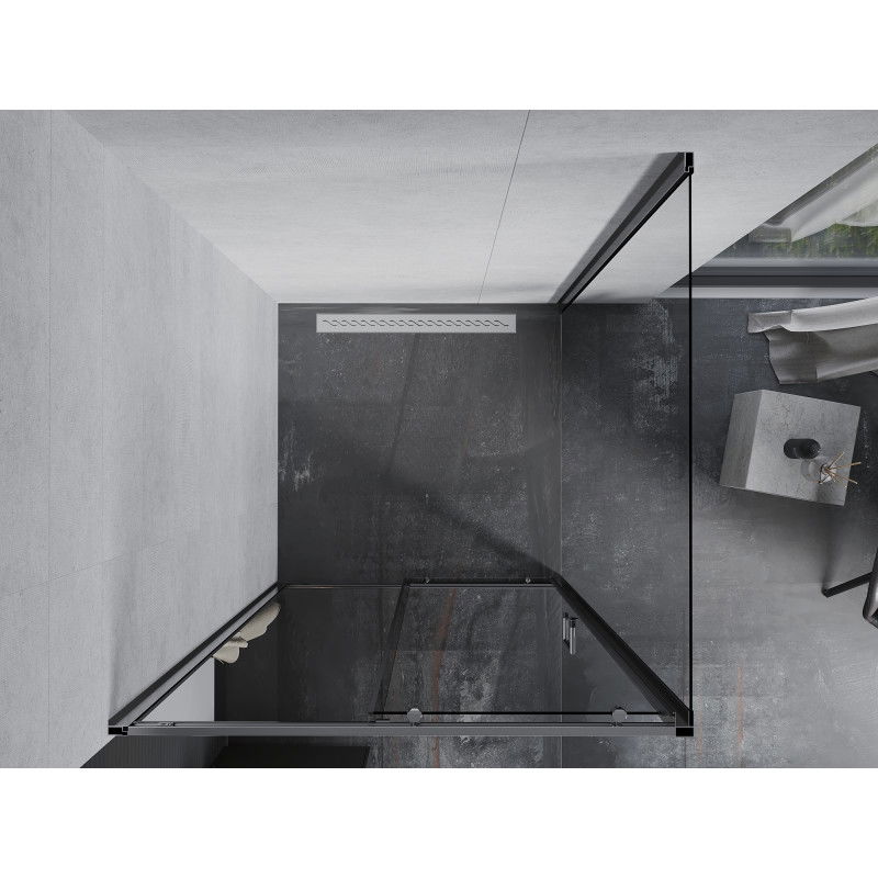 Mexen Apia douchecabine schuifbaar 90 x 90 cm, transparant, chroom - 840-090-090-01-00
