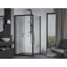 Mexen Apia schuifdouchecabine 90 x 90 cm, transparant, zwart - 840-090-090-70-00