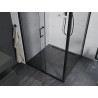 Mexen Apia Schiebetür Duschkabine 90 x 90 cm, transparent, schwarz - 840-090-090-70-00