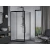 Mexen Apia sliding shower cabin 90 x 90 cm, transparent, black - 840-090-090-70-00