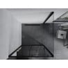 Mexen Apia Duschkabine Schiebe 90 x 90 cm, transparent, schwarz - 840-090-090-70-00