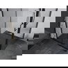 Mexen Apia schuifdouchecabine 100 x 100 cm, transparant, zwart - 840-100-100-70-00