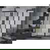 Mexen Apia schuifdouchecabine 100 x 100 cm, transparant, zwart - 840-100-100-70-00