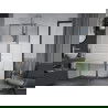 Mexen Apia schuifdouchecabine 100 x 100 cm, witte strepen, chroom - 840-100-100-01-20