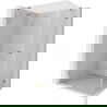 Mexen Lunar Duschkabine mit öffnender Tür links 75 x 70 cm, transparent, gebürstetes Kupfer - 834-075-070-65-00-L