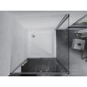 Mexen Apia 90 x 90 cm nihutatav dušinurk, läbipaistev, kroom + Flat dušialus - 840-090-090-01-00-4010
