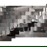 Mexen Lunar Duschkabine, Schwingtür links 85 x 80 cm, transparent, gebürstetes Kupfer - 834-085-080-65-00-L