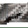 Mexen Lunar Duschkabine schwenkbare linke 100 x 100 cm, transparent, gebürstetes Kupfer - 834-100-100-65-00-L