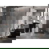 Mexen Lunar Duschkabine schwenkbare linke 100 x 100 cm, transparent, gebürstetes Kupfer - 834-100-100-65-00-L