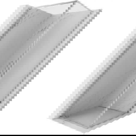 Mexen Exo Duschkabine, schwenkbar 95 x 95 cm, transparent, Chrom - 817-095-095-01-00