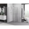 Mexen Exo-B cabina de ducha abatible 95 x 95 cm, transparente, cromo - 817-095-095-01-00
