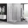 Mexen Exo kabina prysznicowa uchylna 95 x 95 cm, transparent, chrom - 817-095-095-01-00