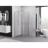 Mexen Exo cabine de douche coulissante 95 x 95 cm, transparent, chrome - 8151-095-095-01-00