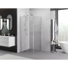 Mexen Exo-S schuifdouchecabine 95 x 95 cm, transparant, chroom - 8151-095-095-01-00
