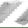 Mexen Lunar douchecabine, draaideur links, 95 x 90 cm, transparant, zwart - 834-095-090-70-00-L