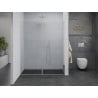 Mexen Pretoria Duo portes de douche pivotantes 140 cm, transparentes, chrome - 852-140-000-02-00