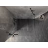 Mexen Lunar kabina prysznicowa uchylna lewa 100 x 100 cm, transparent, gun metal - 834-100-100-95-00-L